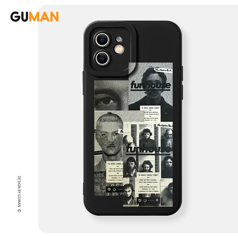 GUMAN Ốp lưng Nghệ thuật cổ điển chống sốc chống bẩn mềm cho iPhone 17 Air 16 15 14 13 12 11 PRO MAX