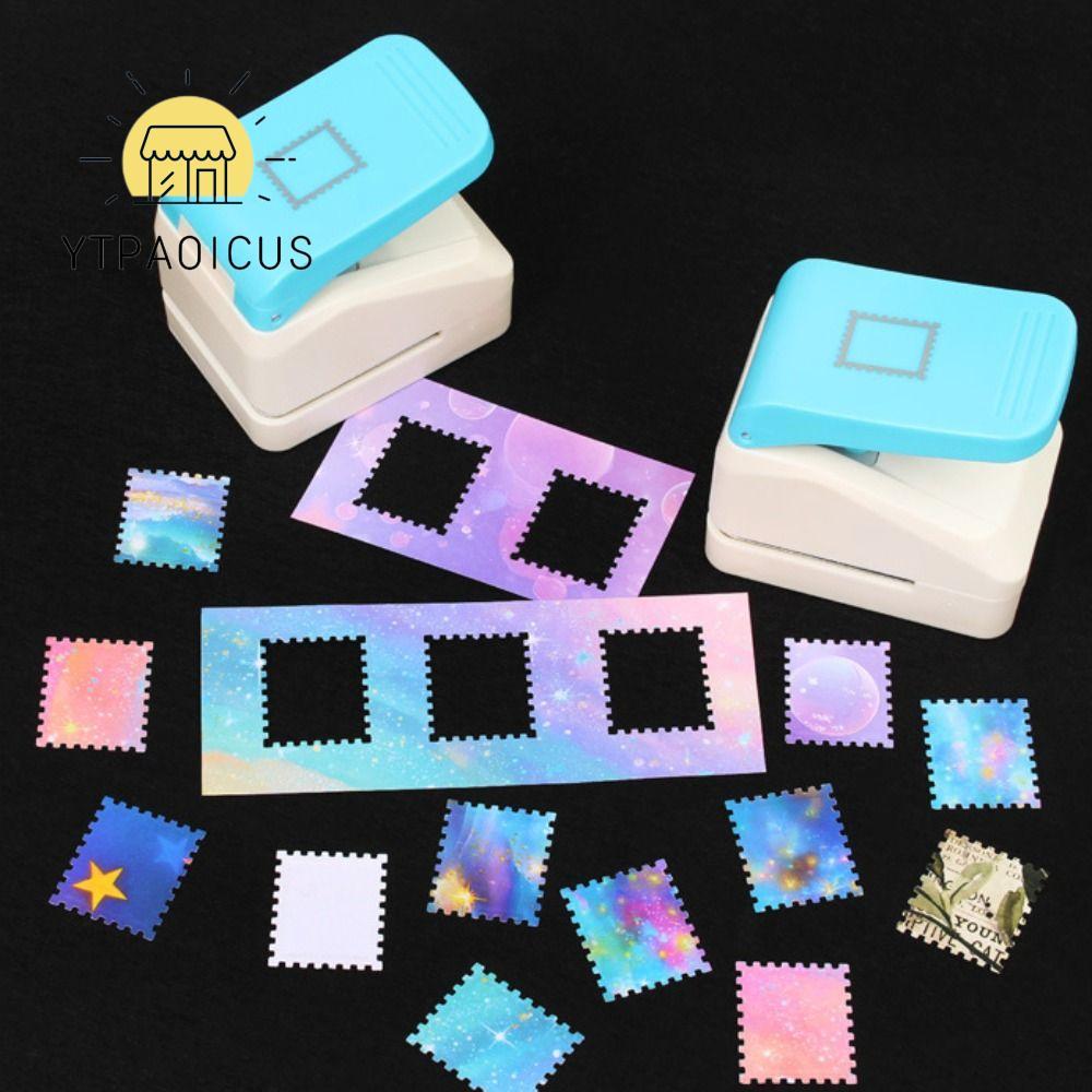 YURUYI Stamp Border Punch, DIY Crafts Stamp Embossing Machine, Embosser Portable Handmade Stamp Toot