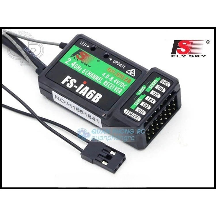 Bộ nhận sóng RX Flysky FS-iA6B/iA10B 6CH/10CH Dành cho máy bay điều khiển