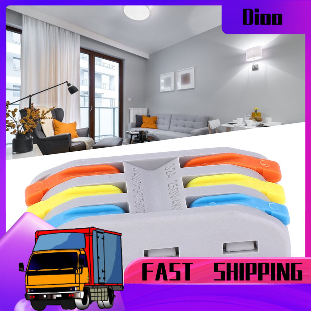 Dioo BỘ 50 11-28AWG PCT-2-3 Dây dẫn Khối đầu cuối Cáp điện Dây kết nối dây nhanh