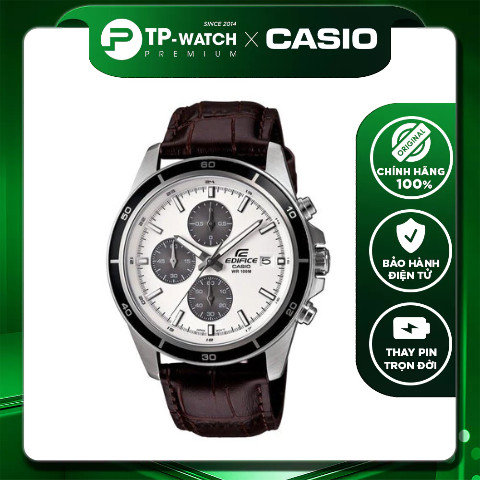 Đồng Hồ Nam Casio Edifice EFR-526L-7AVUDF | Edifice EFR-526L-7A Dây Da