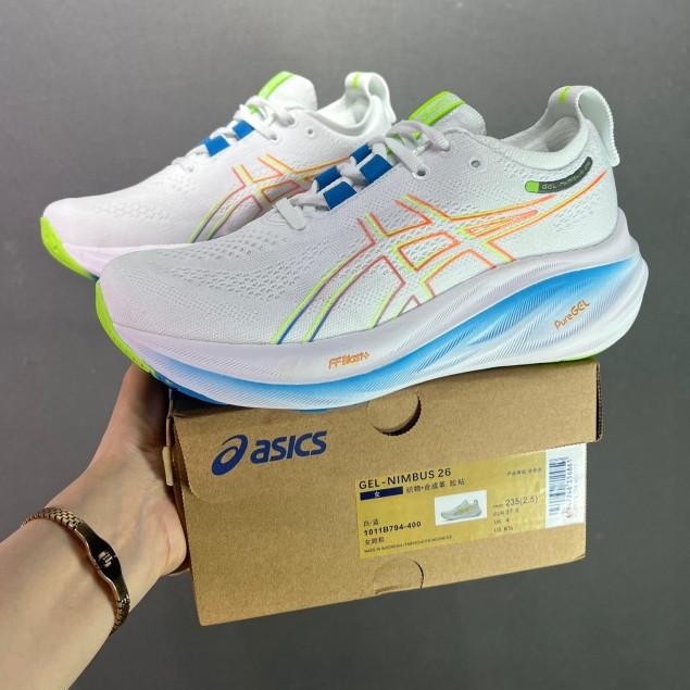 As-Gel-Nimbus 26 Giày Chạy Bộ Nam Nữ Gel-Nimbus 25 Giày Thể Thao Đệm Nhẹ