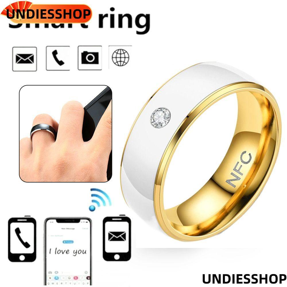 Nhẫn thông minh UNDIESSHOP NFC, Nhẫn kỹ thuật số ngón tay đa chức năng có thể đeo được, Thiết kế đặc