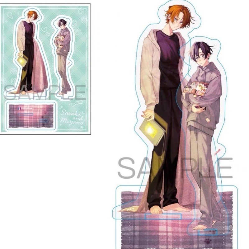 Sasaki và Miyano Acrylic Đứng Shuumei Sasaki Yoshikazu Miyano Itashime Home Ver Hình Trang Trí Trang