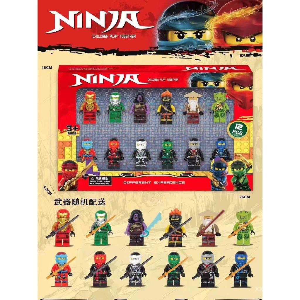 Phantom Ninja Minifigure Minifigure Minecraft Marvel Gold Khối Xây Dựng Lắp Ráp Xếp Hình Khối Xây Dự