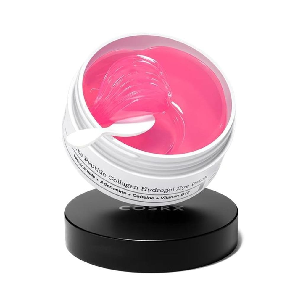 HWDJ COSRX Pink peptide collagen hydrogel eye patches，Suitable for puffy eyes and dark circles，Eye M