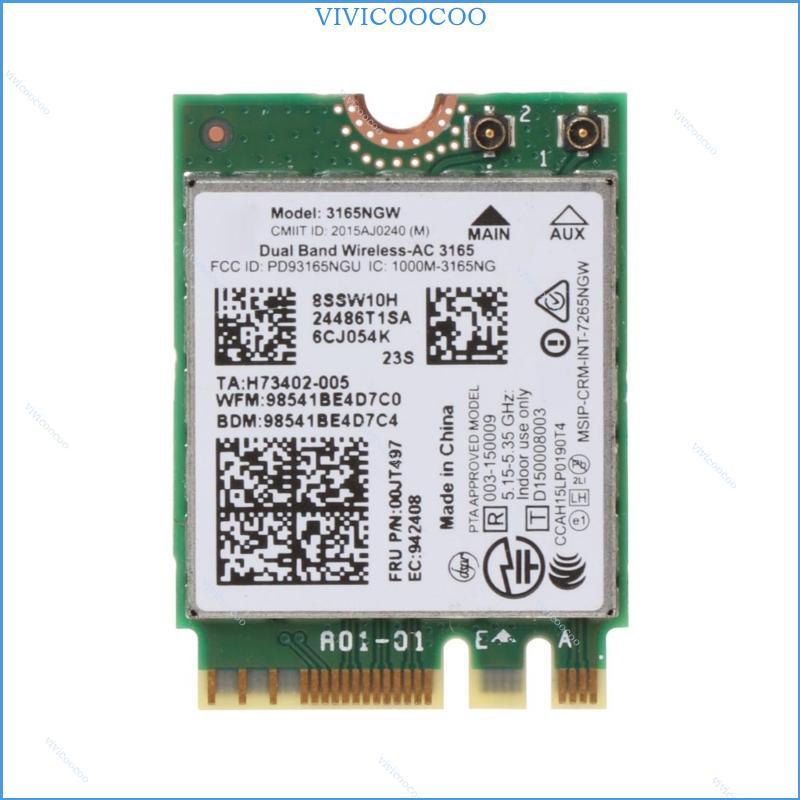 VIVI 2 4G 5G NGFF cho thẻ Wifi M 2 3165NGW Thẻ AC không dây băng tần kép 802 11