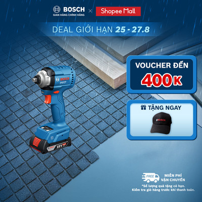 Máy siết ốc pin Bosch IDS 18V-125 T (SOLO) – Nhỏ gọn, mô-men xoắn cao, vặn vít chuyên nghiệp