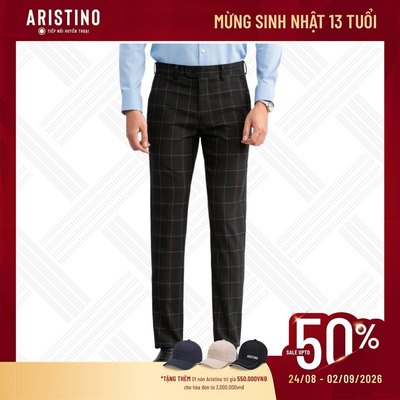 Quần âu nam ARISTINO phom Slim fit ôm vừa vặn, chất liệu mềm mại, thoáng khí  - ATR03002