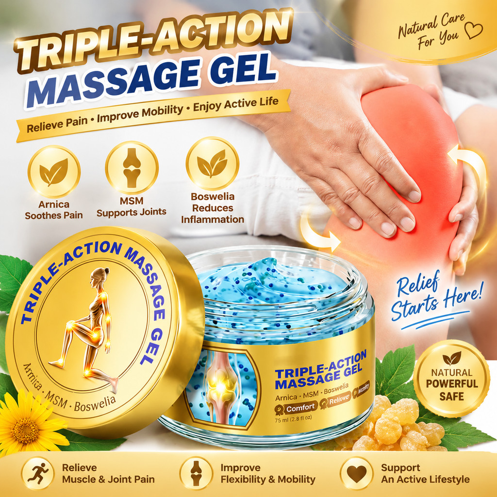 Gel Massage Arnica 75ml – Kem dưỡng da làm mát bằng thảo dược