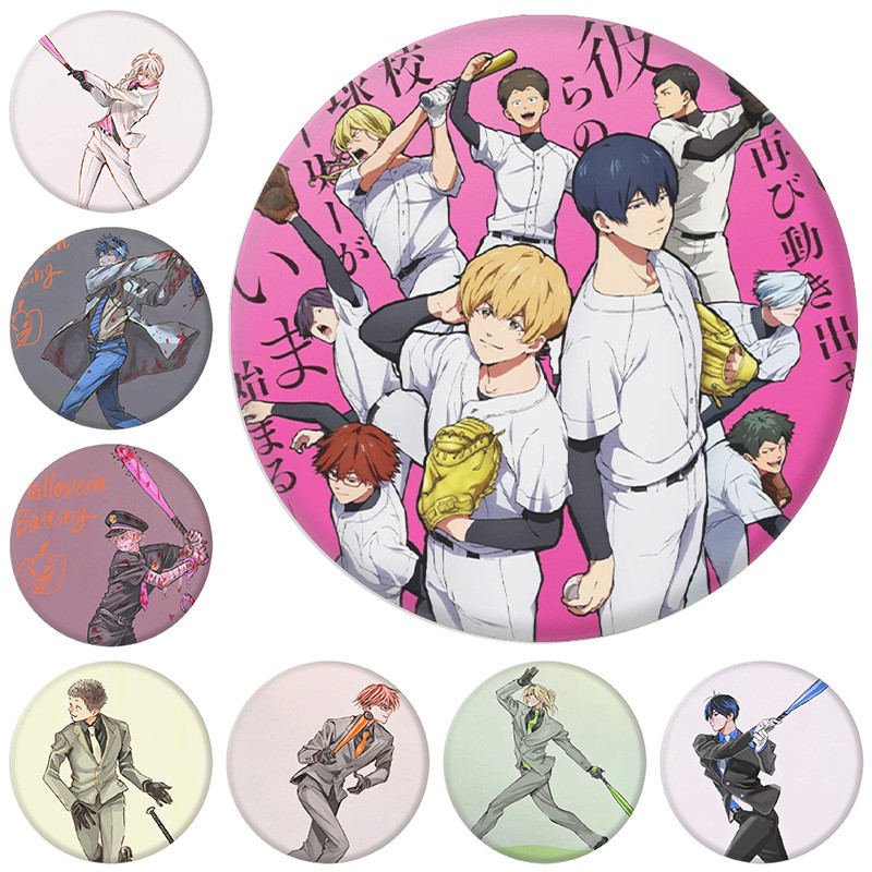 Amnesia Bắt Bao Phù Hợp Với Thiết Kế Huy Hiệu Tinplate Gương Móc Khóa Anime Merch Pin Phụ Kiện