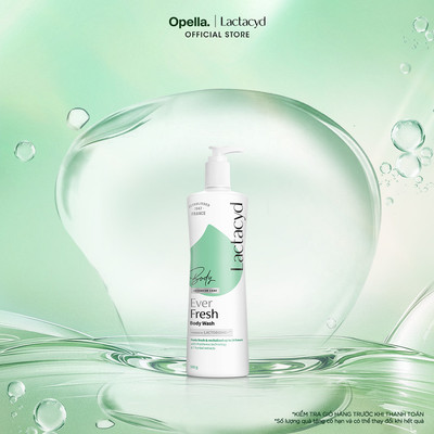 Sữa tắm Lactacyd Ever Fresh mang lại làn da thơm mát và tràn đầy sức sống đến 24 giờ