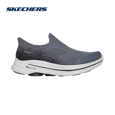 Giày Thể Thao Nam Skechers Slip-Ins GOwalk 8 Pelayo Đi Bộ - 216784-GYBK Air-Cooled Goga Mat