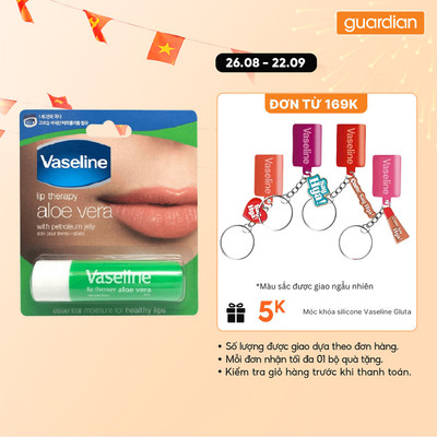 Son Dưỡng Môi Vaseline Lip Therapy Aloe Vera Lô Hội 4,8Gr