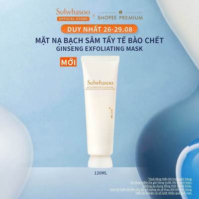 [MỚI] MẶT NẠ BẠCH SÂM TẨY TẾ BÀO CHẾT - SULWHASOO WHITE GINSENG EXFOLIATING MASK 120ml