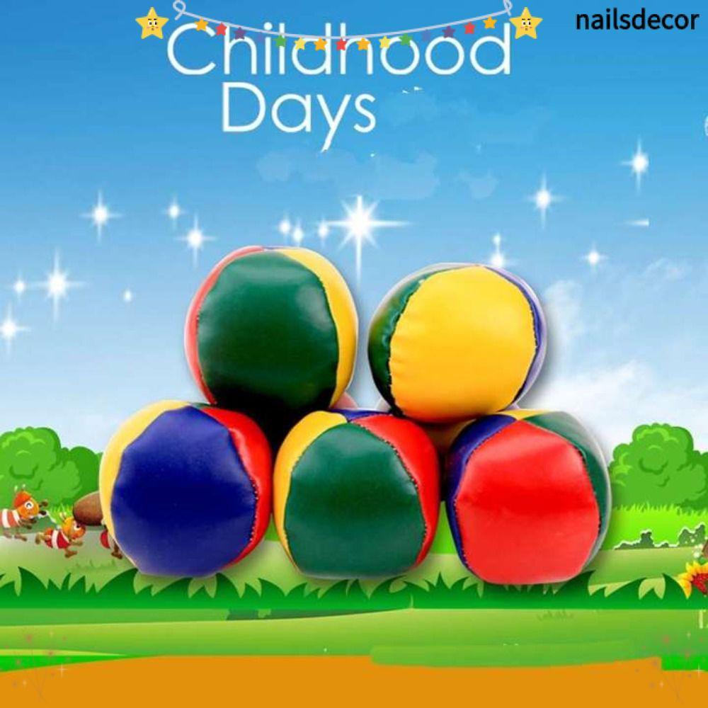NAILSDECOR 3 Quả bóng Juggling Chuyên nghiệp Học cách Juggle Circus Đồ chơi trẻ em