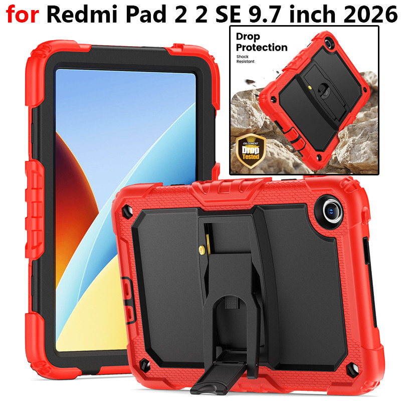 Ốp Bảo Vệ Hạng Nặng Cho Xiaomi Poco Pad C1 9.7 Inch 2026 Cho Redmi Pad 2 4G 9.7 Wifi Pad 2 SE Mi Pad