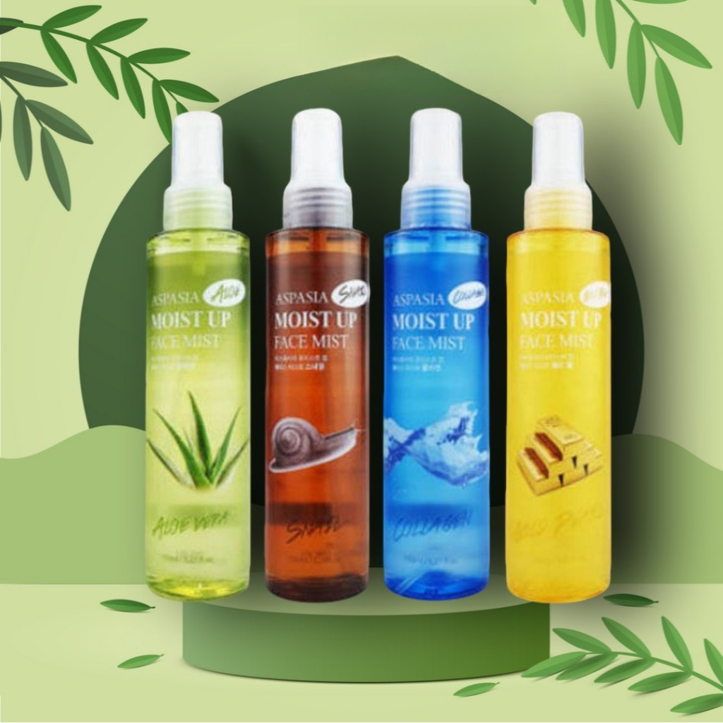Xịt khoáng Cấp Ẩm Aspasia Moist Up Face Mist 150ml Hàn Quốc shop  xịt khoáng nha đam Aspasia