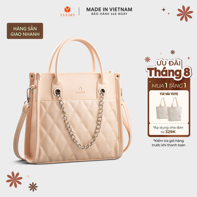 Túi Yuumy (Thời trang nữ cỡ nhỏ chần chỉ - Túi xách da Seasand YTX67) Bagsmart
