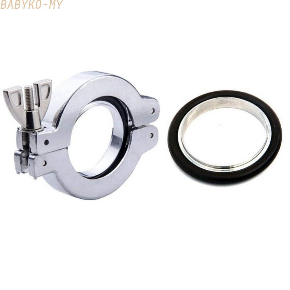Bộ kẹp chân không 304 SS Tương thích với giá đỡ cao su KF16 KF25 KF40 KF50