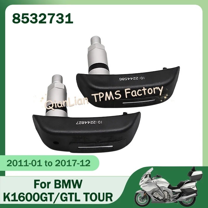 HZY 2 chiếc 8532731 Màn Hình Nhiệt Độ Lốp TPMS Cảm Biến Áp Suất Cho Xe BMW F700GS ENDURO F800GT TOUR