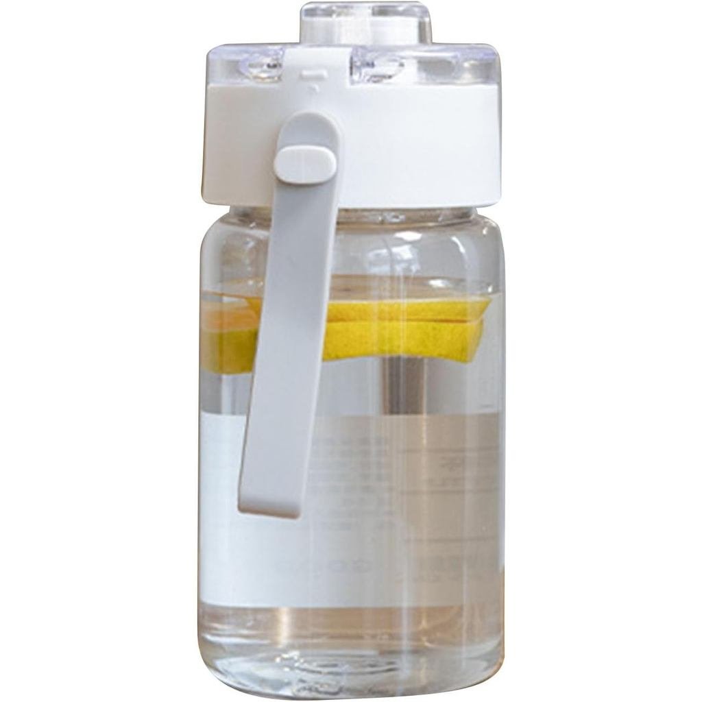 350ml Portable Mug with Lid, Plastic Coffee Cup Cold Water Bottle Travel Mugs Water Bottle Sports Wa