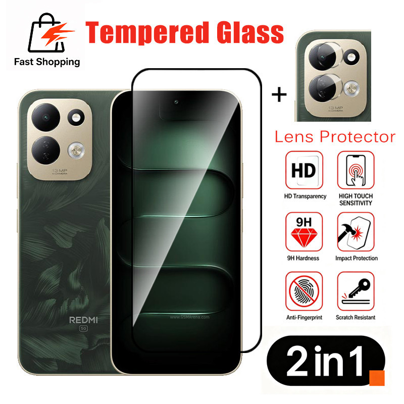 2 in1 Cho Redmi M100 9H Kính Cường Lực Cho Redmi K90 Pro Max Ultra Redmi Turbo 5 Max 4 Pro 5G HD Phi