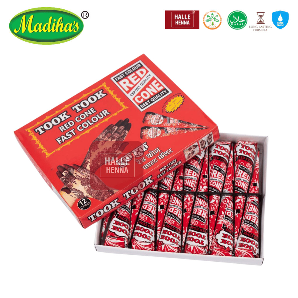 Mực Vẽ Henna Madihas Red Took (Nâu Đỏ) Ấn Độ | Henna Tattoo | Henna Body Art | Henna Artist