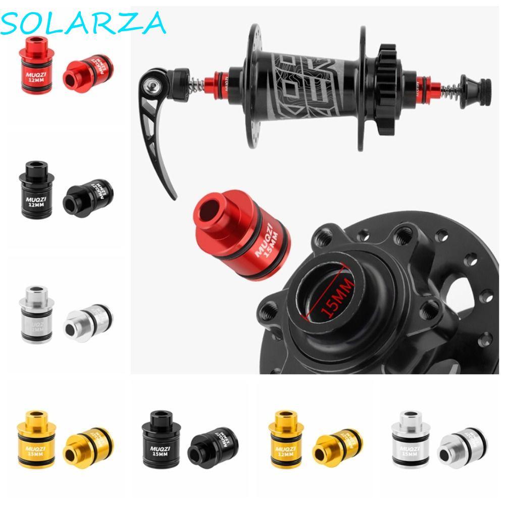 SOLARZA 2 Bộ Chuyển Đổi Hub Xe Đạp, Bộ Chuyển Đổi Hub Xe Đạp Phát Hành Nhanh 12 / 15 Mm, Bộ Chuyển Đ