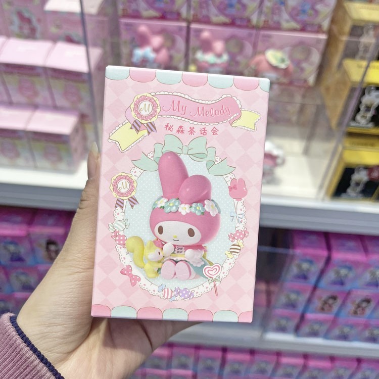 Mini Miniso Miniso Sản Phẩm Cao Cấp MyMelody MyMelody Tiệc Trà Dòng Mylody Hộp Trang Trí Gothic Hình