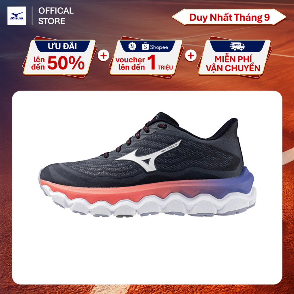 Giày Chạy Bộ Nữ Mizuno Wave Horizon 8 - Đen - J1GD252671