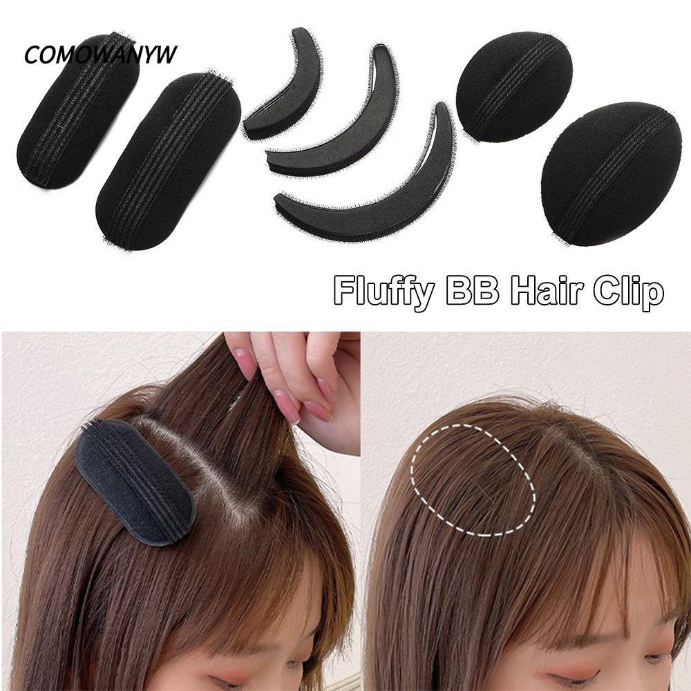 COMOWANYW Puff Hair Head Cushion Girl Hair Stylish Tool Sponge Clip Volume Hair Base