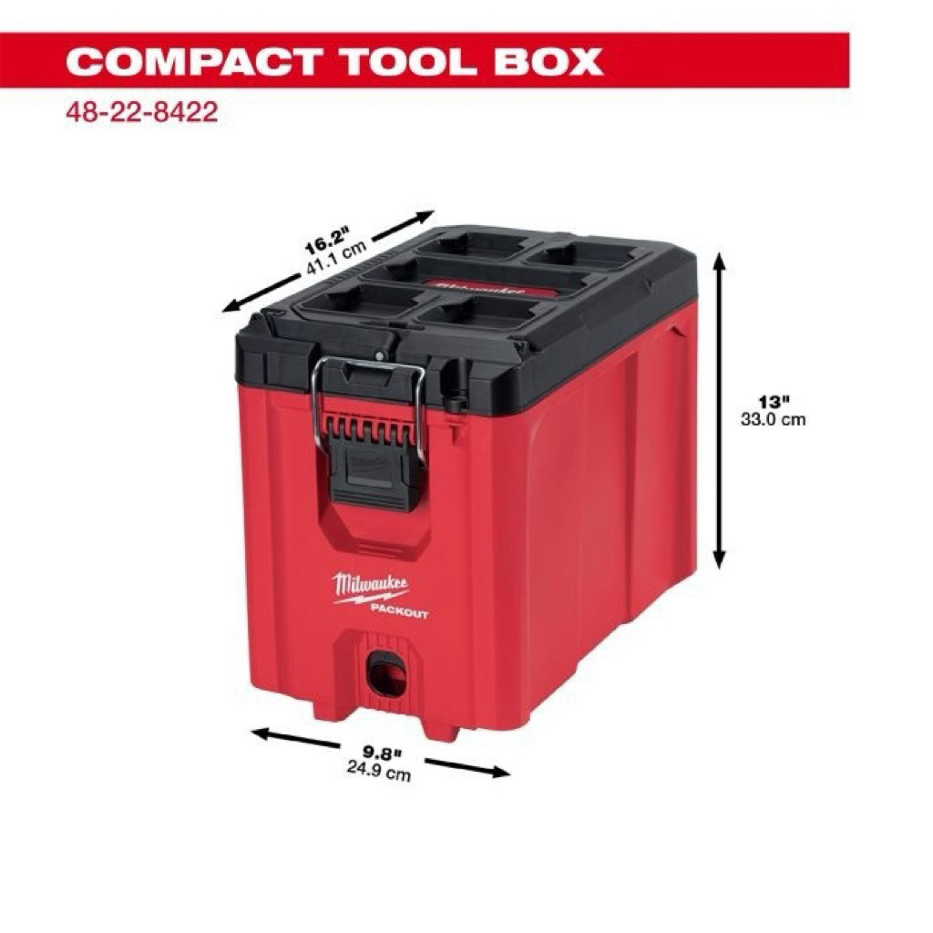 Thùng Packout Milwaukee 84-22-8422 New Chính Hãng-Máy Pin Chính HãngĐiện Máy