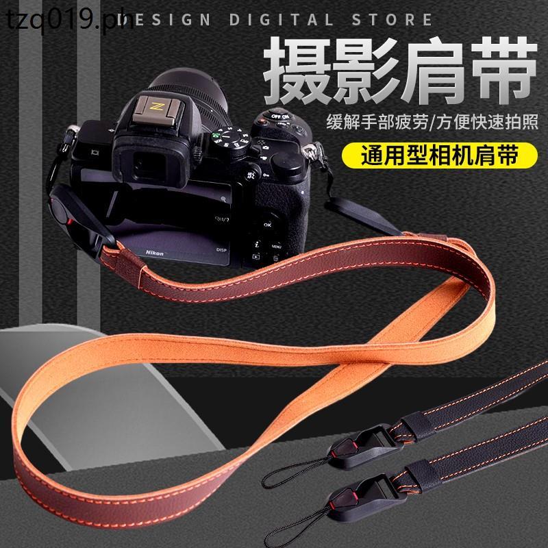 Thích hợp cho Fuji Sony Vải chéo Cotton dệt Retro SLR Dây đeo máy ảnh BBK-S700 Micro Dây đeo vai đơn