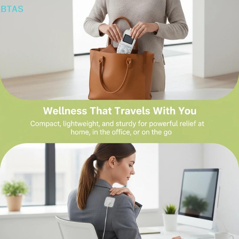 [BT] EMS TENS Kích Thích Cơ 1 Bộ 12 Chế Độ Massage Châm Cứu Để Giảm Đau Toàn Thân Vật Lý Trị Liệu Sử