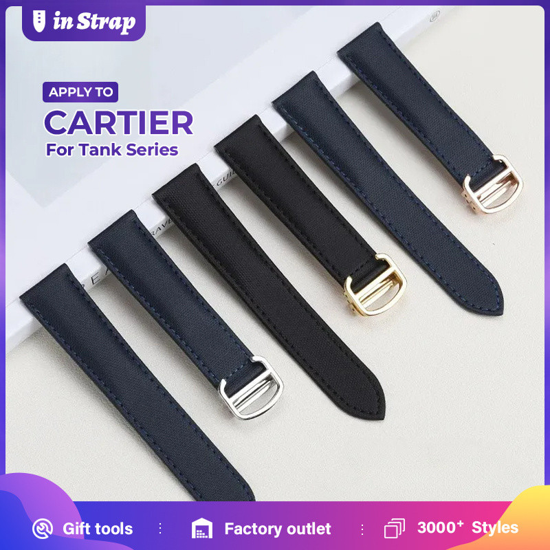 Tương thích với CARTIER Tank Solo Clé de Cartier Dây đeo đồng hồ Nylon nam và nữ 16mm 18mm 20mm