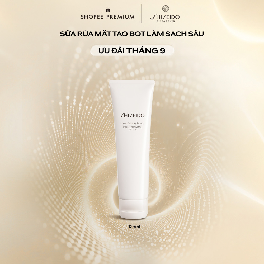 Sữa rửa mặt tạo bọt làm sạch sâu Shiseido Deep Cleansing Foam 125ml