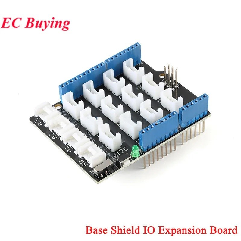 Grove Base Shield V2.0 cho Arduino IO Expansion Board UNO R3 / R4 Cảm biến IO Development Demo Modul