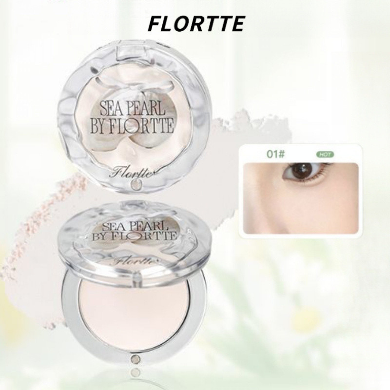 FLORTTE Highlight Glass Sea Series Monochrome Highlight Powder Setting Màu mở rộng Highlight
