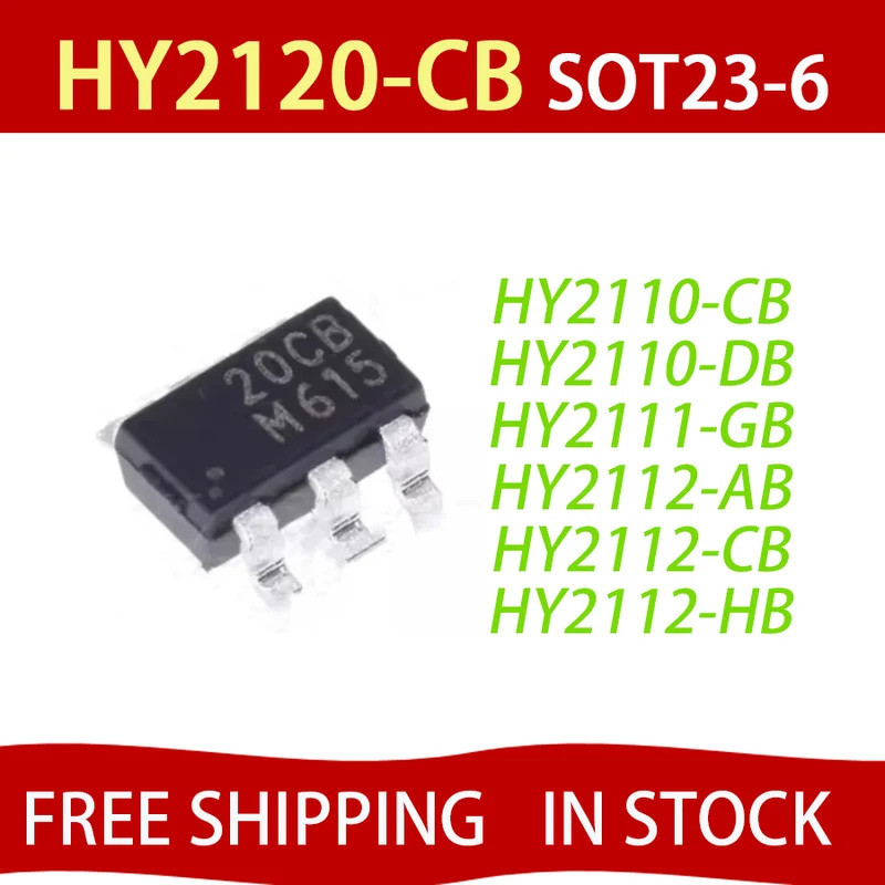 5 CHIẾC HY2120-CB 20CB HY2110-CB 10CB HY2110-DB 10DB HY2111-GB 11GB HY2112-AB 12AB sot23-6 Chip ic
