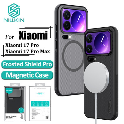 Ốp điện thoại Từ Tính Nillkin Cho Xiaomi 17 Ultra 17 Pro Max 17 Pro Ốp điện thoại Siêu Mờ Shield Pro Ốp điện thoại Chống Sốc