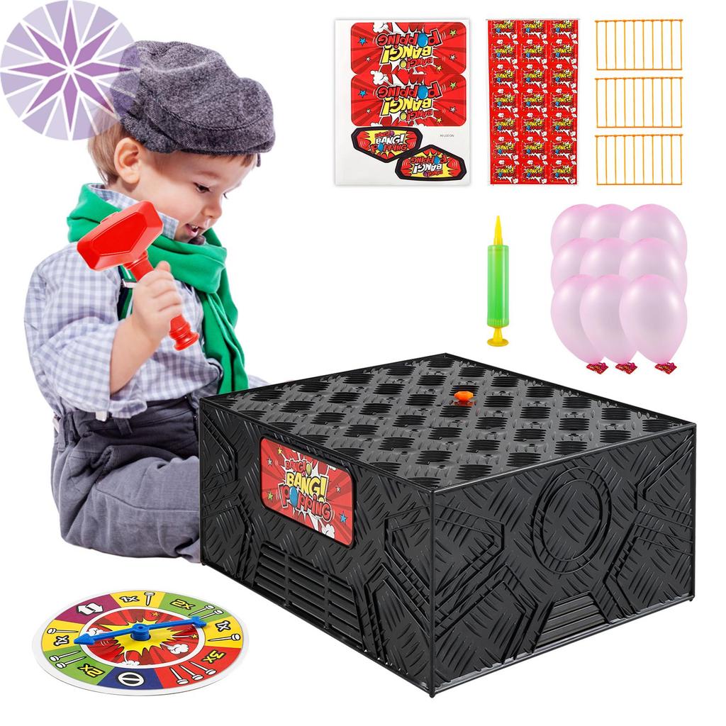 134 Chiếc Whack a Balloon Game Set Tương Tác Pop The Balloon Game Ngộ nghĩnh Tricky Balloon Desktop 
