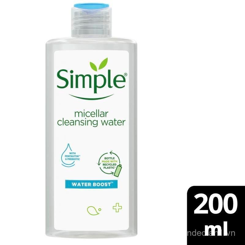 Nước rửa mặt Simple Water Boost 200ml
