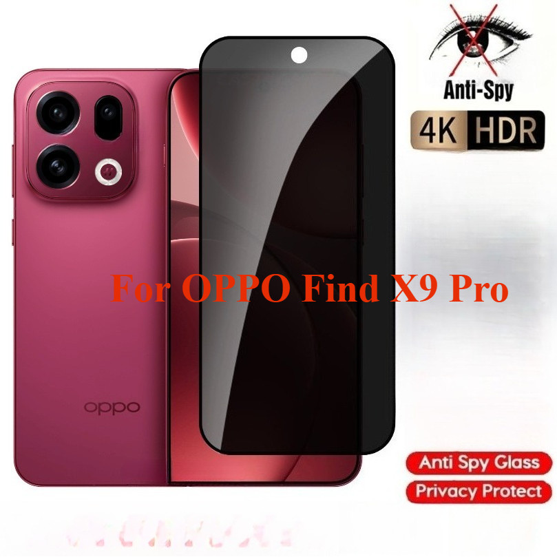 OPPOFindX9Pro Kính cường lực bảo mật C X9Pro HMD Skyline Full Cover Hard Anti-Spy Glare Bảo vệ màn h