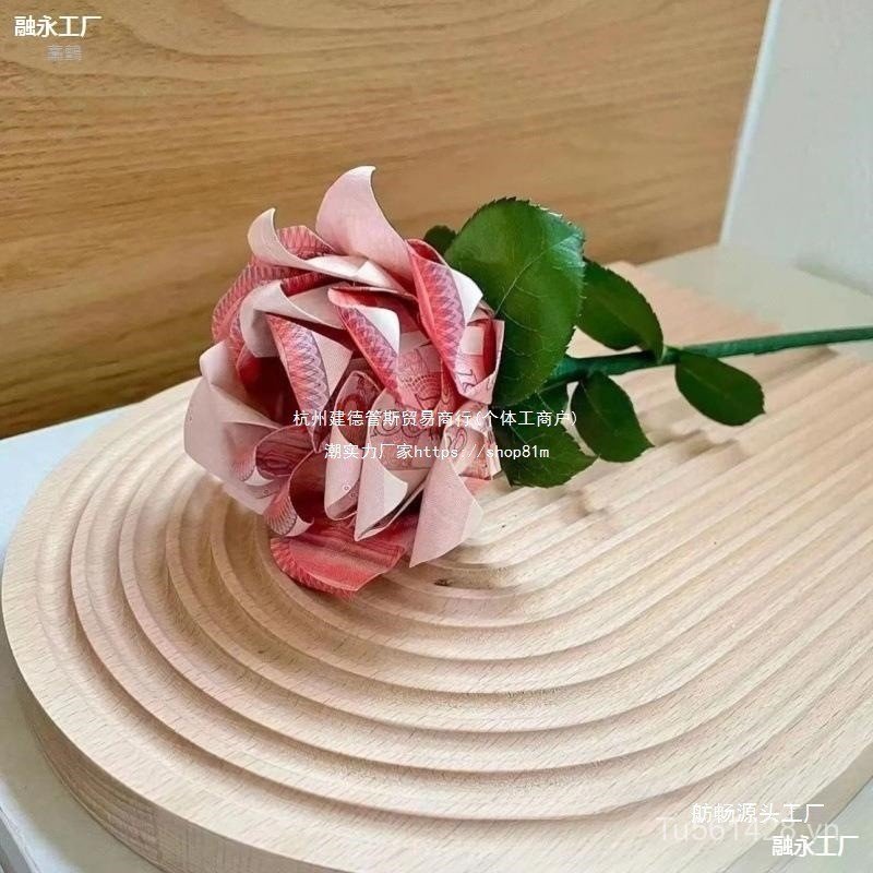 Gói Chất Liệu DIY Hoa Hồng Lá Bó Hoa Cực Hoa Trọn Bộ DIY Tiền Làm Hoa Bó Hoa Chất Liệu Gói Tiền N81X