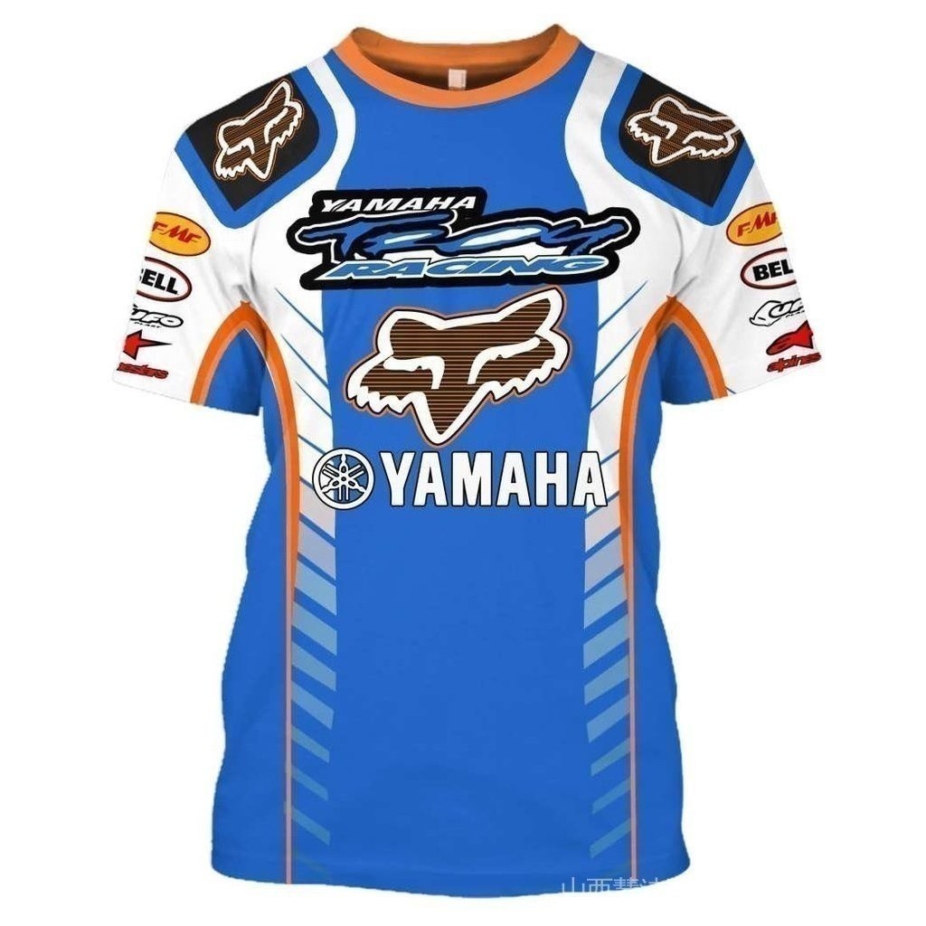 Mát mẻ thời trang Yamaha Fox Áo thun Atlanta motocross JT Racing AMA đào xe máy L5EY