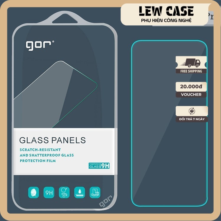 Bộ 2 kính cường lực GOR Oppo K13 Turbo, K13 Turbo Pro trong suốt, siêu mượt