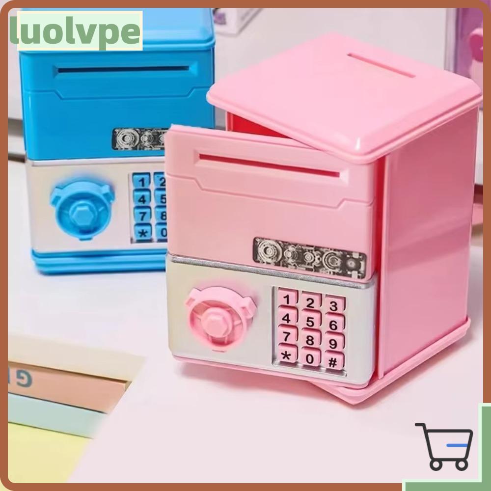 LUOLVUO Đồ Chơi Trẻ Em Heo Đất, Mật Khẩu Quà Tặng Trẻ Em Hộp Tiền Tiết Kiệm Tiền, Đồ Chơi Tiết Kiệm 