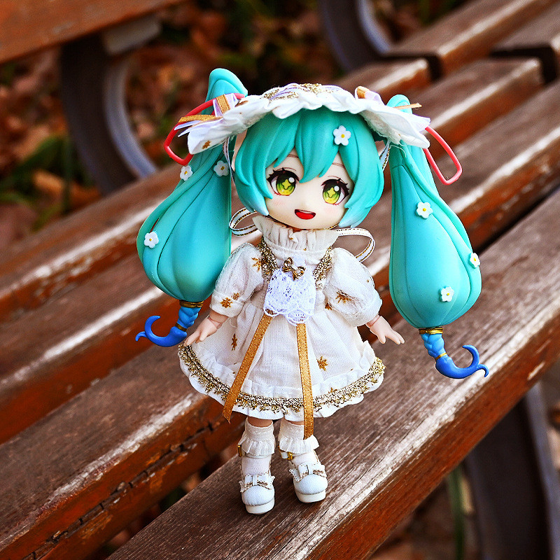 Hale Anime ob11 Quần Áo Bé Gạc Trắng Đầm bjd Phụ Kiện Búp Bê 12 Điểm Cơ Thể Hàng Có Sẵn Bán Buôn Có 