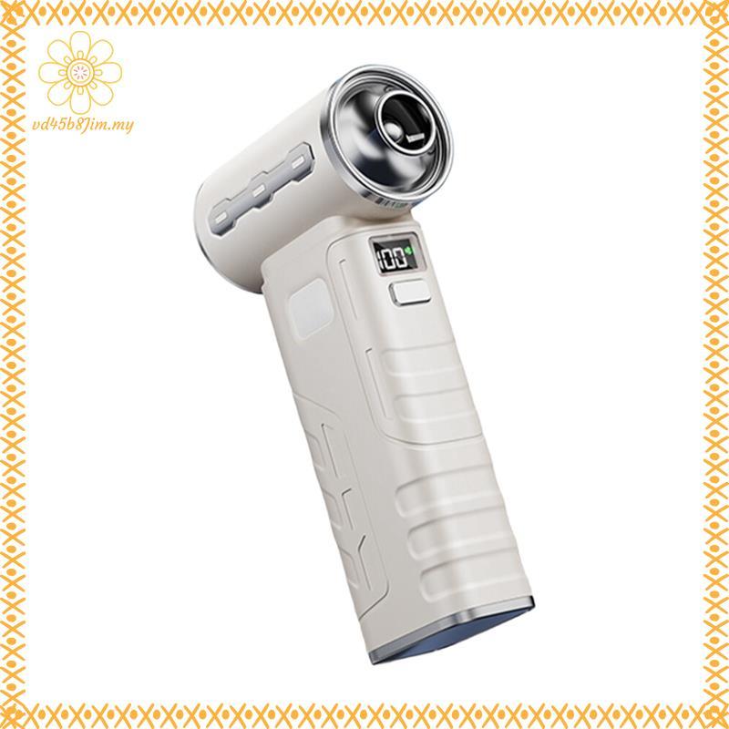 Máy thổi tốc độ cao Ultra Turbo Fan Jet có màn hình pin Máy thổi tiếng ồn thấp màu trắng